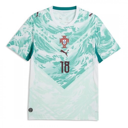 Portugal Pedro Neto #18 Replika Bortatröja VM 2026 Kortärmad